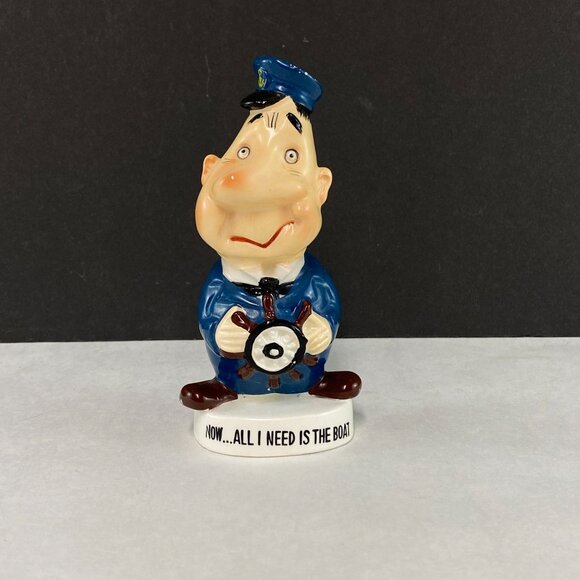 Vintage Shafford Perfect Sports All I Need Is A Boat Figurine 1959 - Picture 1 of 9
